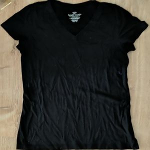 Plain black tee